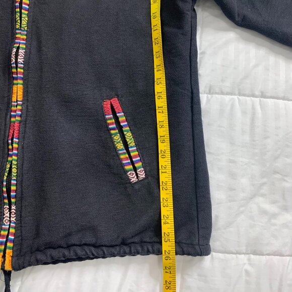 Handmade Boho / Himalayan-Style Hooded Jacket – Heavyweight Cotton -Unisex - Picture 8 of 13